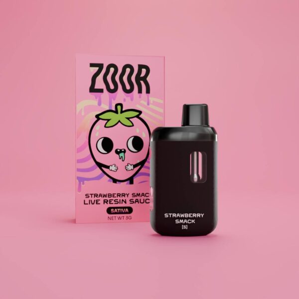 ZOOR STRAWBERRY SMACK VAPE 